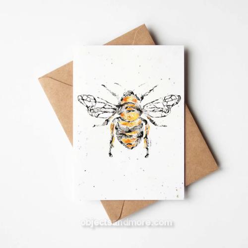 Honeybee Plantable Card by AMANDA KLEIN